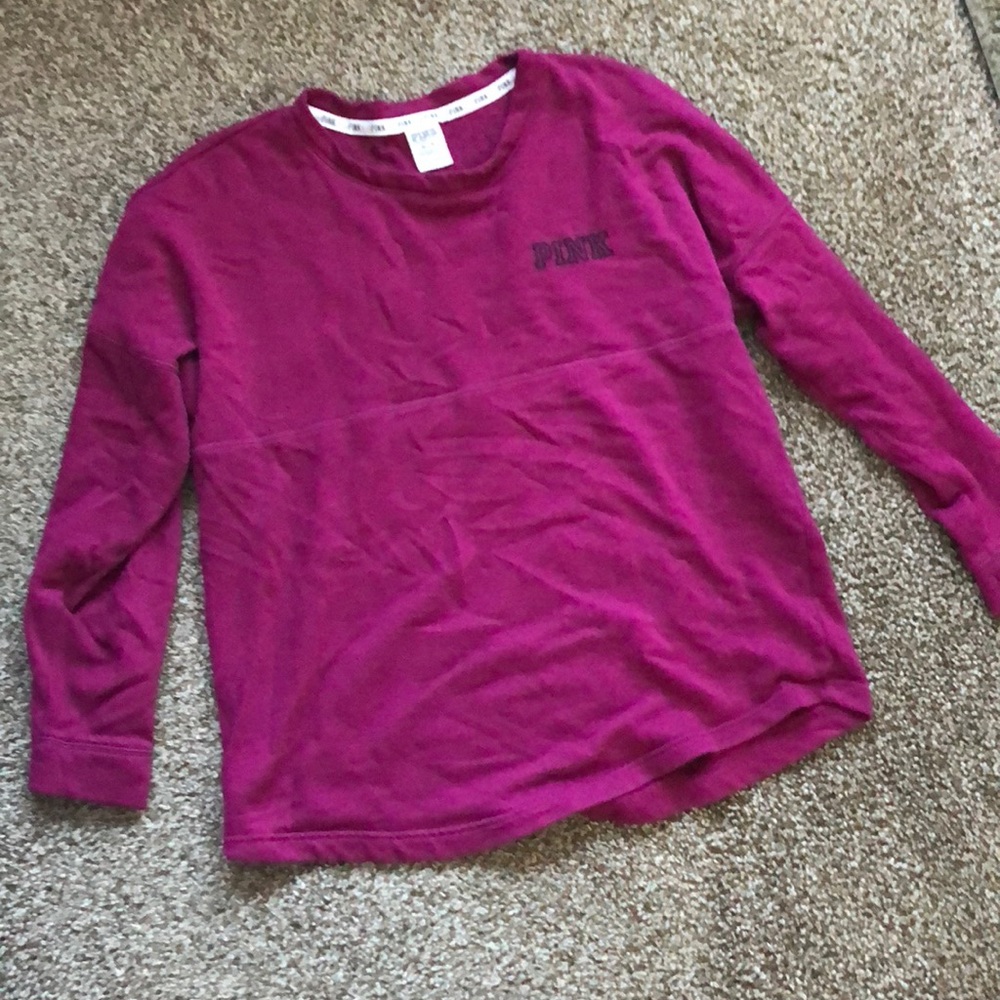 PINK Fuscia colored sweatshirt size Medium